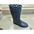 Rainboots plásticos que fazem a máquina